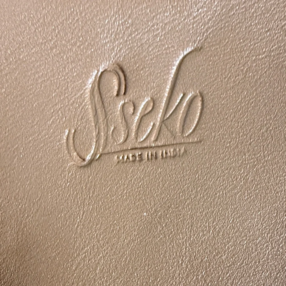 Sseko Tan Woven Leather Shoulder Bag